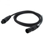 DAP FLR75 IP65 DMX/AES-EBU XLR/M 5P naar XLR/F 5P Rean RCX5 1,5 m