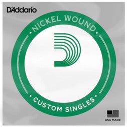 D'Addario PNG045 Pure Nickel Electric Guitar Single String, .045 losse snaar voor elektrische gitaar