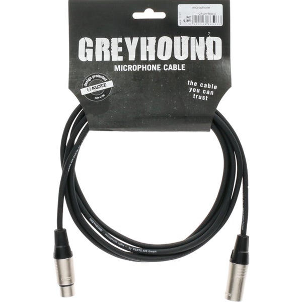 Klotz LPXGRG1FM-0500 Klotz GREYHOUND microfoonkabel XLR 5 meter