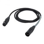 DAP FLR01 XLR M/F Mic/Line-kabel Rean RC3-serie 1,5 m - Verzilverd