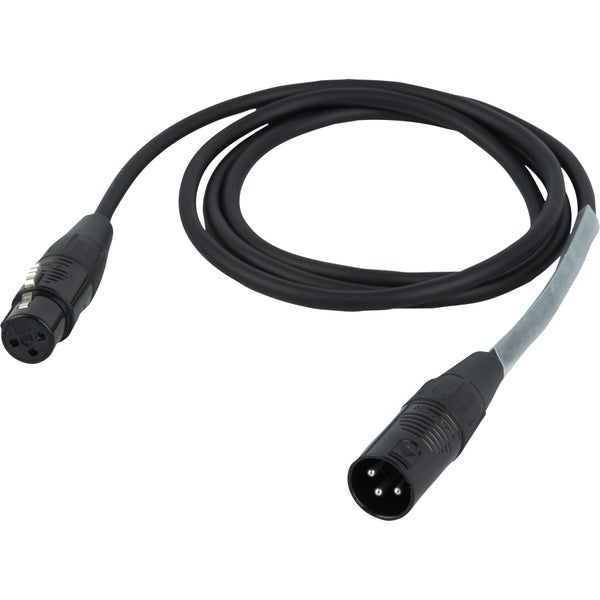 DAP FLR01 XLR M/F Mic/Line-kabel Rean RC3-serie 1,5 m - Verzilverd