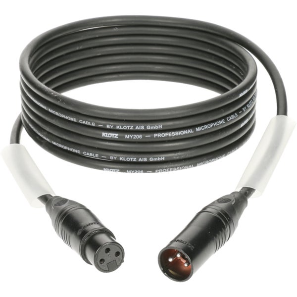Klotz LPXM1K1B-2000 Microfoonkabel M1 - 10 Stuks 20 meter