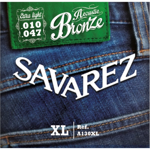 Savarez A130XL Acoustic Bronze 010-047 Acoustic Bronze western gitaarsnaren