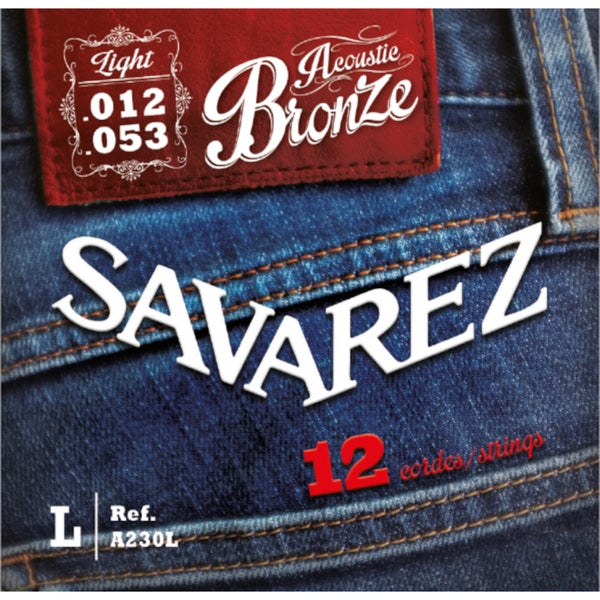 Savarez A230L Acoustic Bronze 012-053 Akoestische Bronze western gitaarsnaren