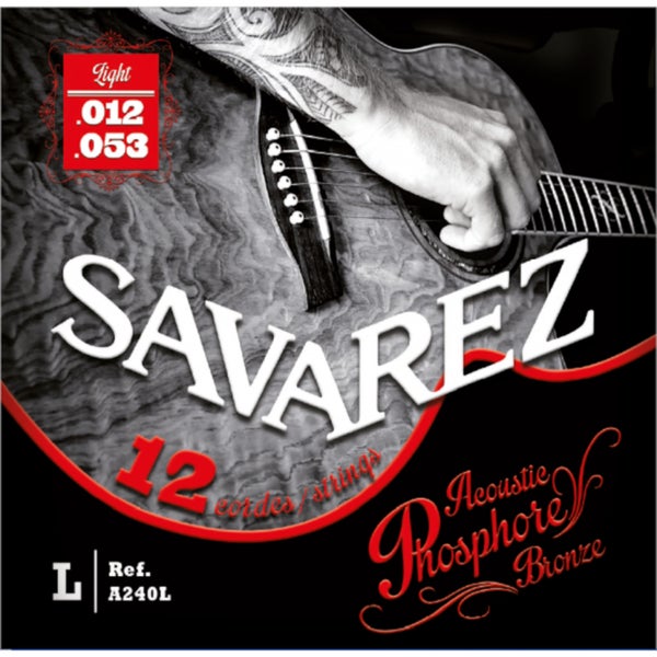 Savarez A240L Acoustic Phosphore Bronze 012-053 Akoestische fosforbronzen western gitaarsnaren
