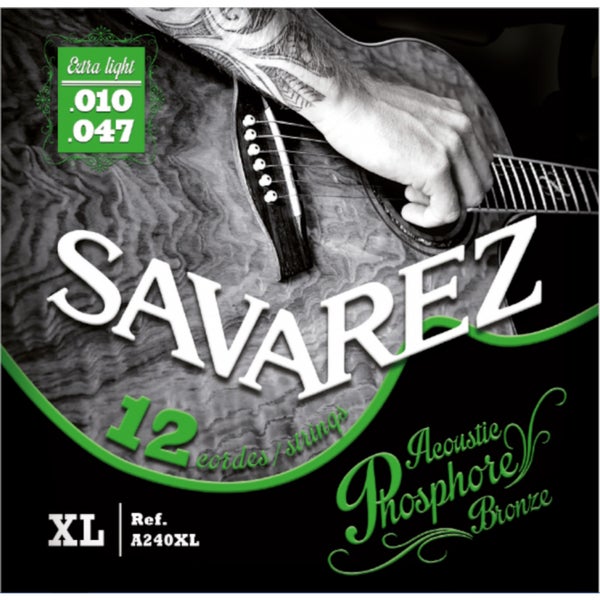 Savarez A240XL Acoustic Phosphore Bronze 010-047 Akoestische fosforbronzen western gitaarsnaren