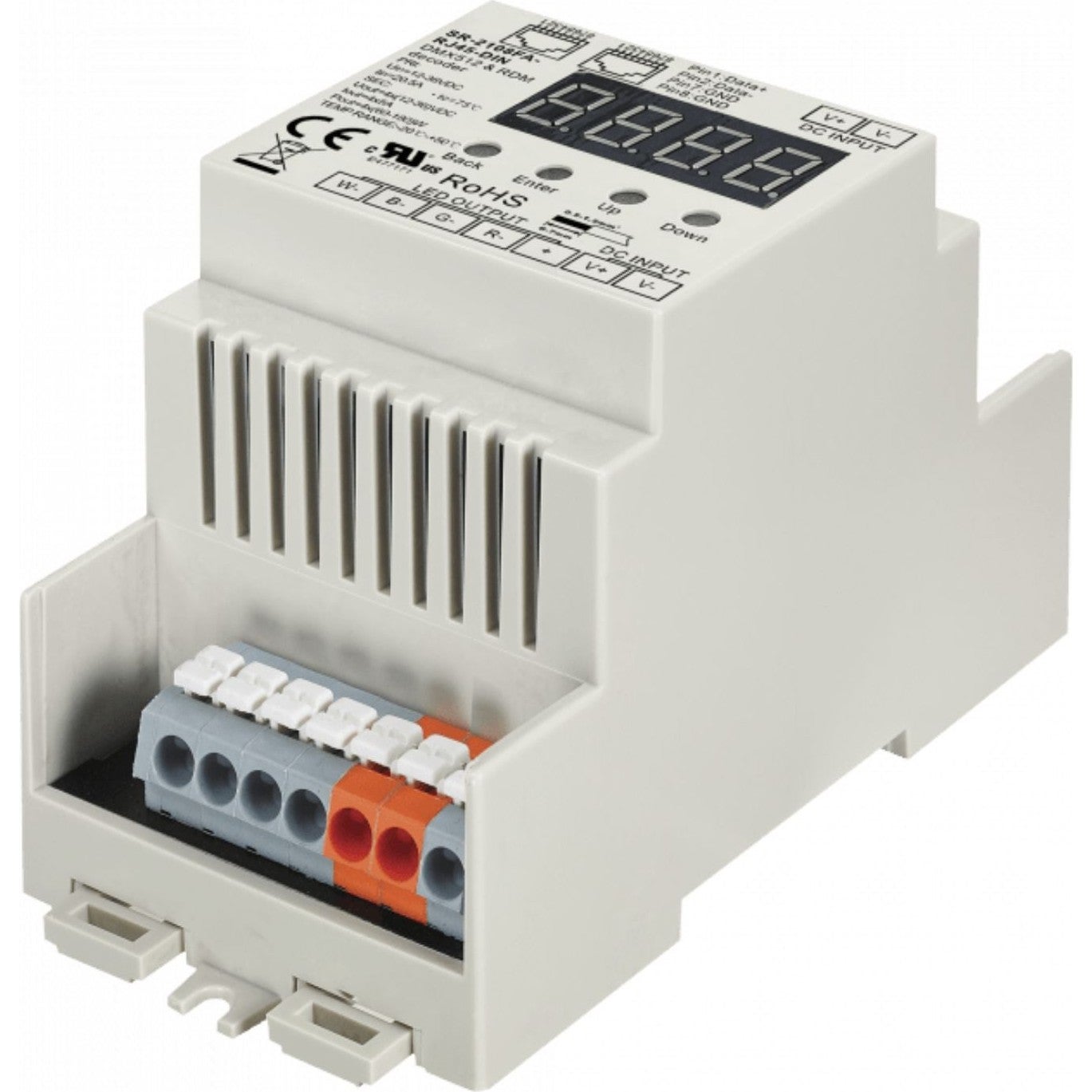 Artecta Play-III DMX DIN-rail decoder Constante spanning
