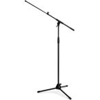 Gravity GTMS4332B Touring Series microphone stand with tripod Microfoonstatief met ronde basis en telescopische hengel