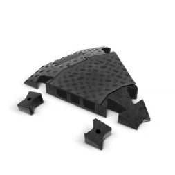 Defender 3 C BLK Kabelbeschermer 3 kanalen, zwart, 500 mm x 607 mm