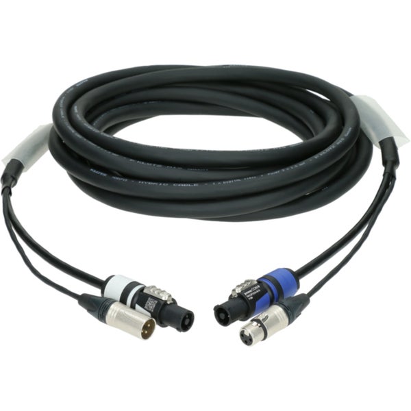 Klotz H1A33NA001 DMX & power 3G1.5 hybrid cable XLR 3p + powerCON
