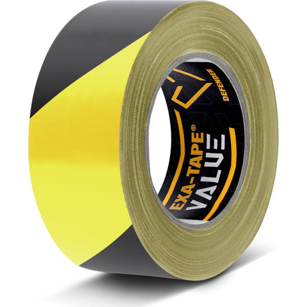 Defender DTEXAVBY50 - PVC warning tape Waarschuwingslint PVC zwart/geel