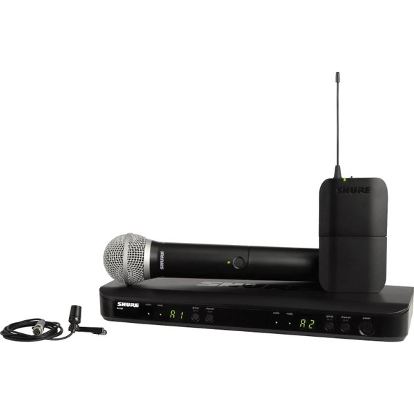 Shure BLX1288E/CVL-K3E draadloze microfoonset (606-630 MHz)