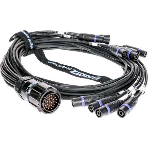 Klotz SVM-12T4MB-Y235 SPUTNIK d&b speaker adapter PA-COM® 25p M - 12x speakON 4p M Speaker adapter for d&b systems