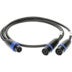 Klotz SYT4F-T4MB-Y018 SPUTNIK TOP & SUB speaker adapter speakON 4p F - 2x speakON 4p M 500/1200mm