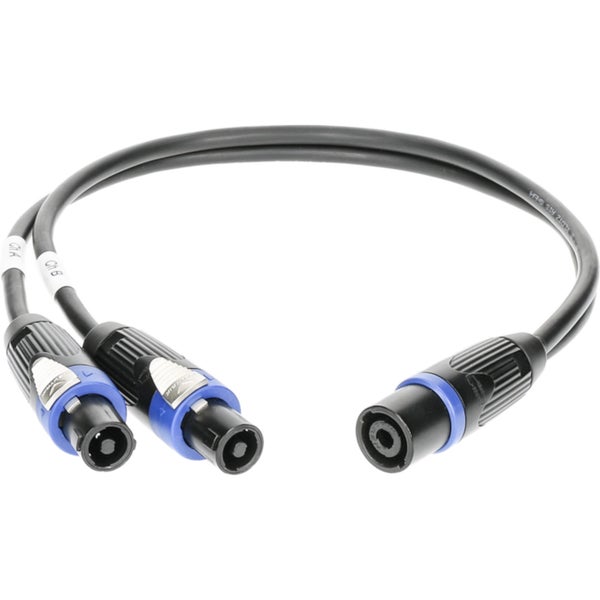 Klotz SYT4M-T4FB-01.0 SPUTNIK TOP & SUB speaker adapter speakON 4p M - 2x speakON 4p F 1000mm