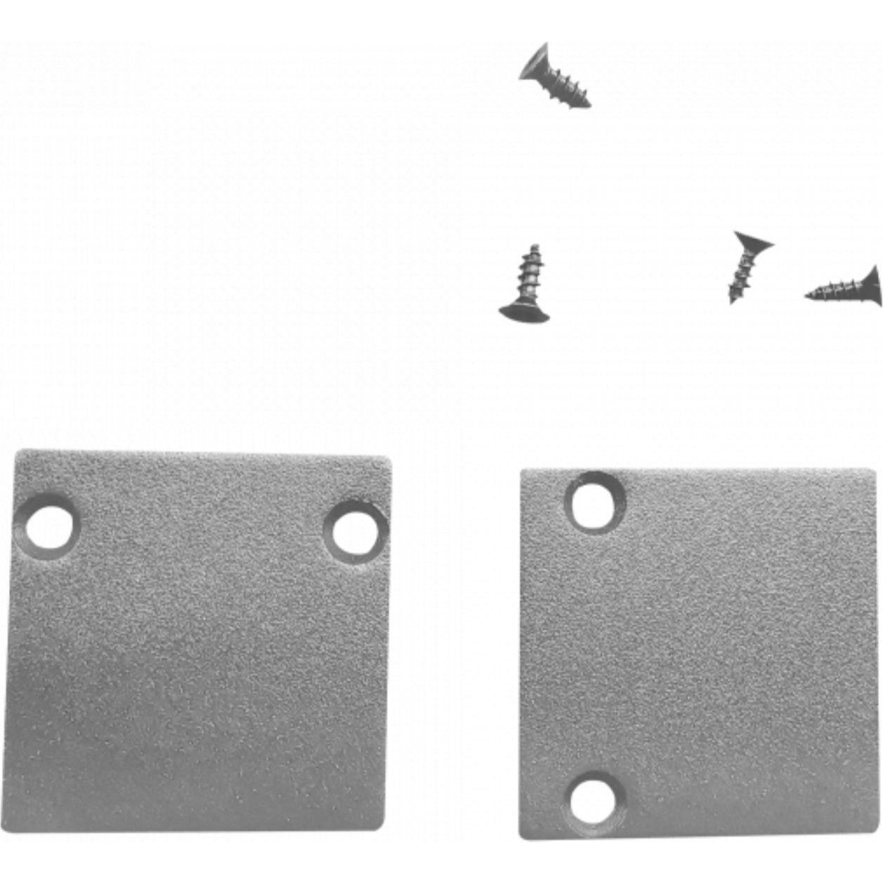 Artecta Profile Pro 25 Eindkappen Set van 2 stuks - zilver