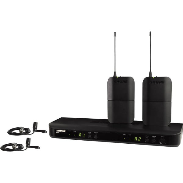 Shure BLX188E/CVL-S8 draadloos dasspeld systeem (823-832 MHz)