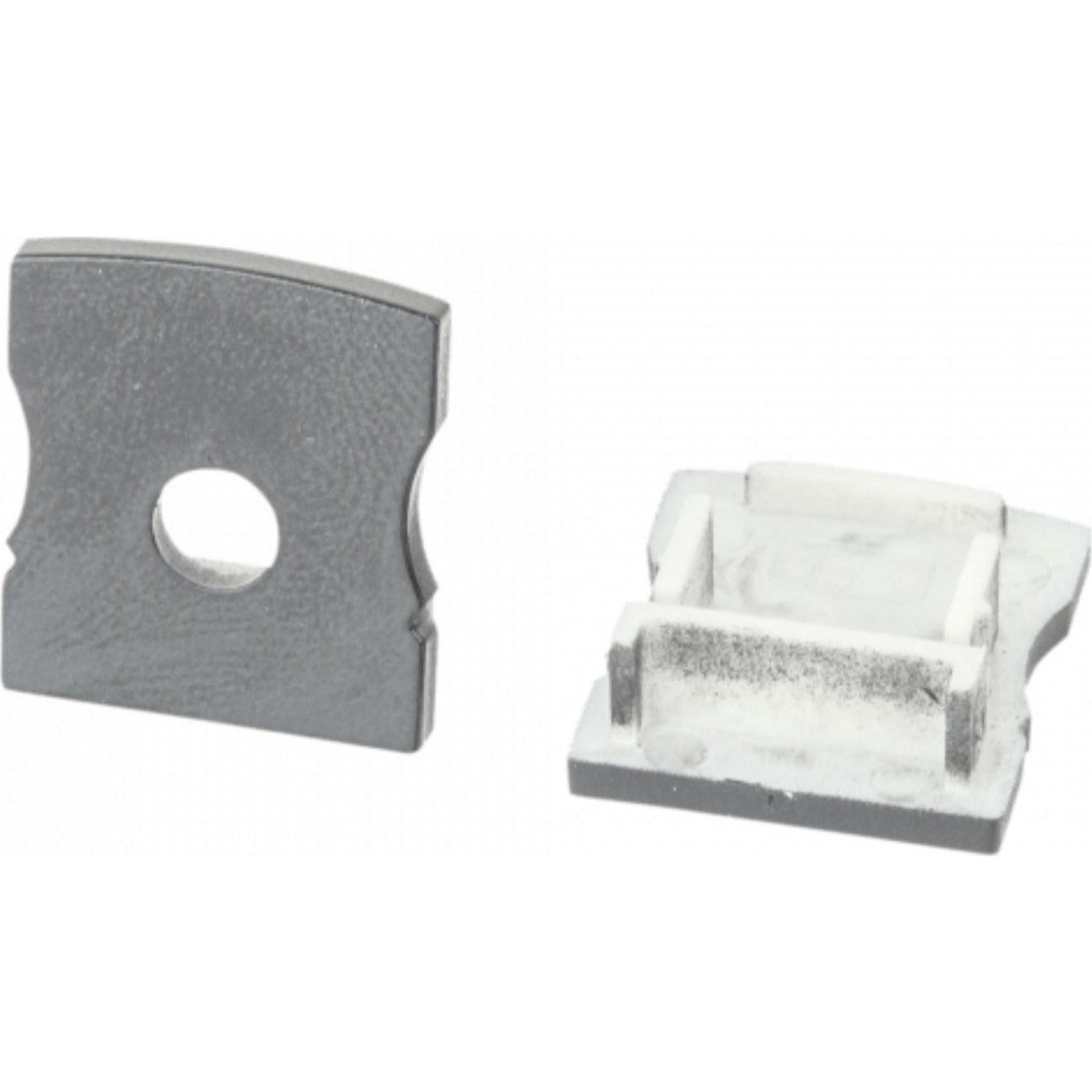 Artecta Profile Pro 35 Eindkappen Set van 2 stuks - zilver