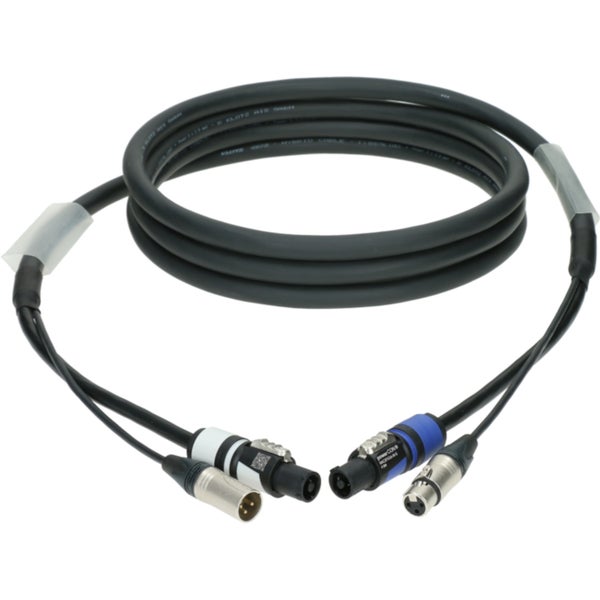 Klotz H1C33NA007 DMX & power 3G2.5 hybrid cable XLR 3p + powerCON