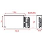 Artecta Eldoled SOLOdrive AC - 50 W Constant Current DALI - 1 voorschakelapparaat, 1 uitgang - SL0560A