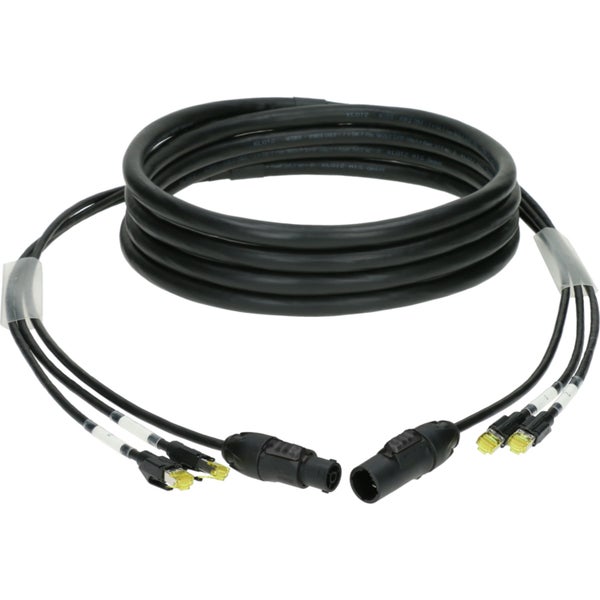 Klotz H1P88RT010 CAT7 & power 3G2.5 hybrid cable 2x RJ45+powerCON TRUE1 10m