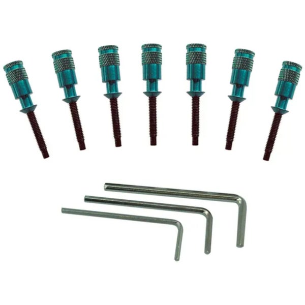 Floyd Rose FRHPBLP Hollow Point Intonation System - 7-String - Blue