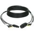 Klotz H1P88RU005 CAT7 & power 3G2.5 hybrid cable 2x RJ45 + Schuko powerCON TRUE1 5m