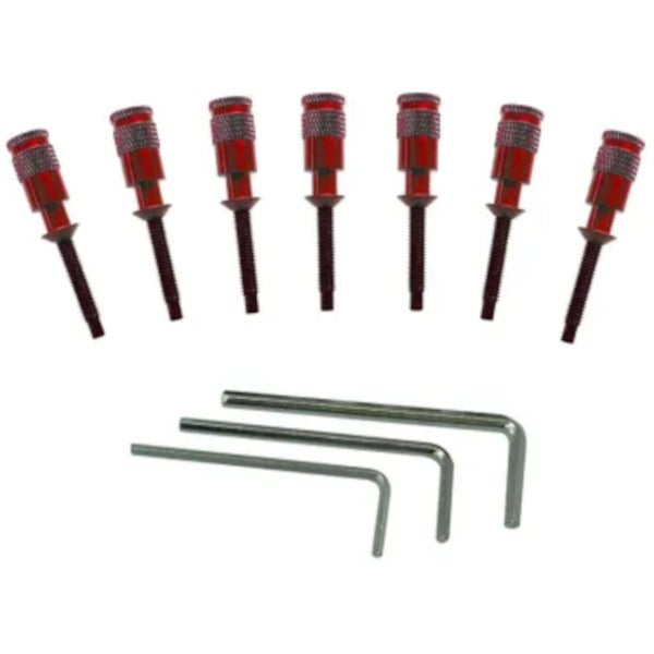 Floyd Rose FRHPRDP Hollow Point Intonation System - 7-String - Red