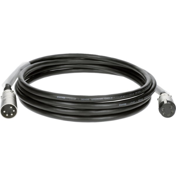 Klotz L5P4EP0050 4x 4.0 mm² speaker cable PUR EP 5p F/M with metal shell 5 meter