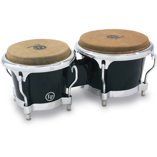 Latin Percussion LP200XF-BK 7-1/4" & 8-5/8" Fiberglass Bongo