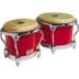 Latin Percussion LP200XF-RD 7-1/4" & 8-5/8" Fiberglass Bongo