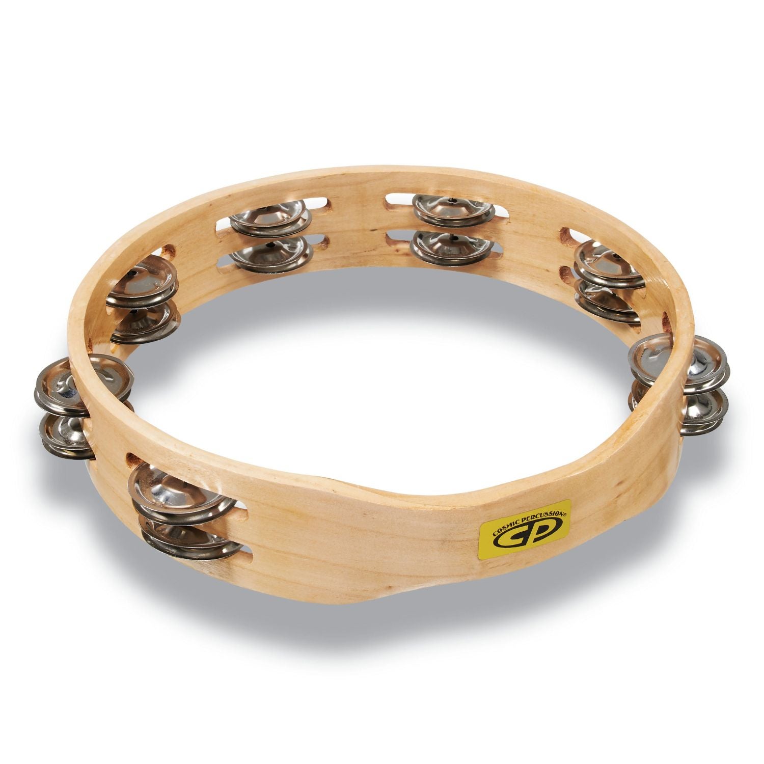 Latin Percussion CP390 CP Double Row Tamb Steel, 10′′