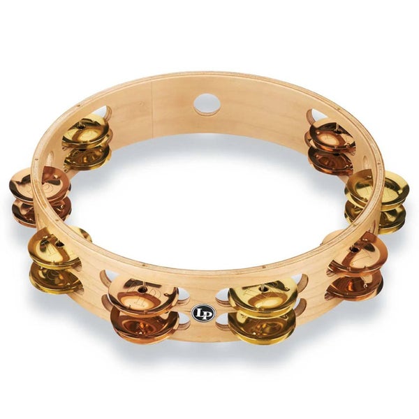 Latin Percussion LP380B-BB Pro 10 Double Row Tamb-Brass/Bronze