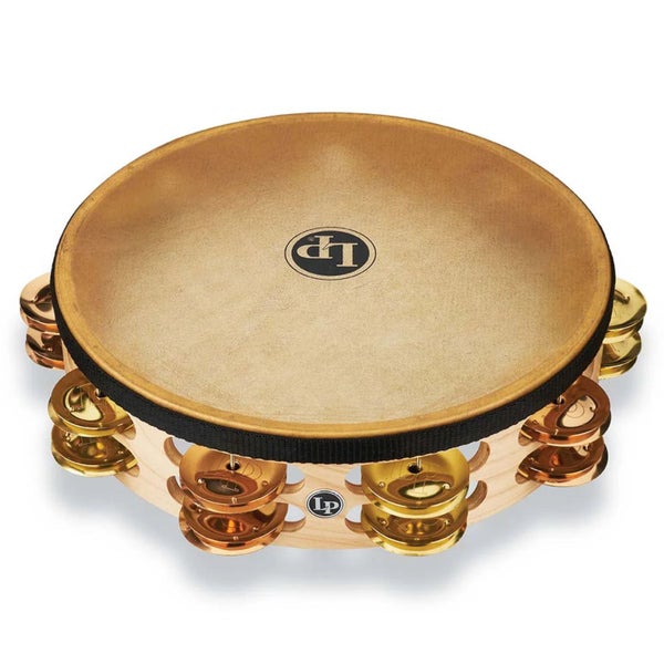 Latin Percussion LP384-BB Pro 10 Double Row Tamb. Brass-Bronze