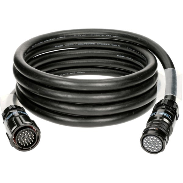 Klotz LP244XY1S1250 24x 4.0 mm² speaker cable eXtreme PVC PA-COM® F/M with sliver-plated 12.m