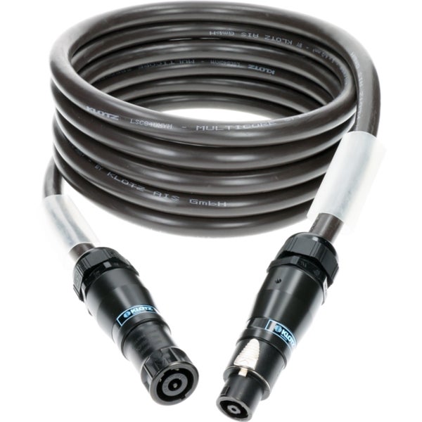 Klotz L84MXSPMMF3000 8x 4.0 mm² speaker cable eXtreme PVC speakON 8p F/M with metal shell by KLOTZ 30 meter