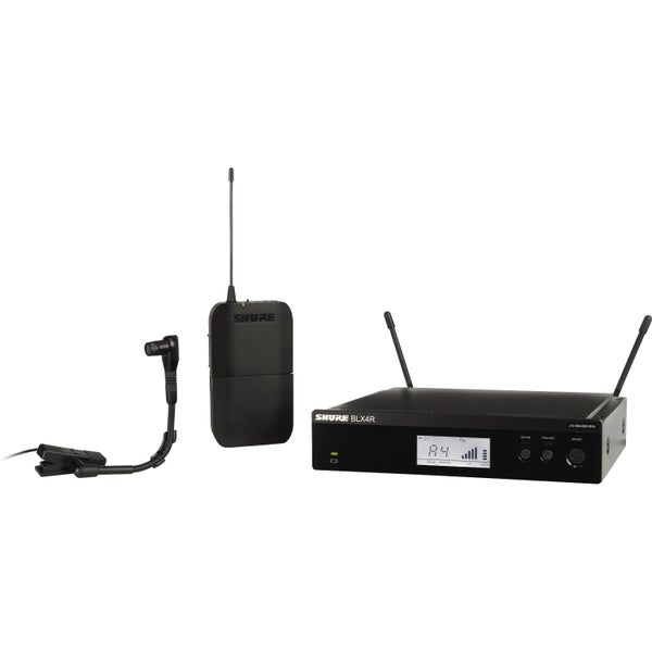 Shure BLX14RE/B98-S8 draadloze instrument-microfoonset (823-832 MHz)