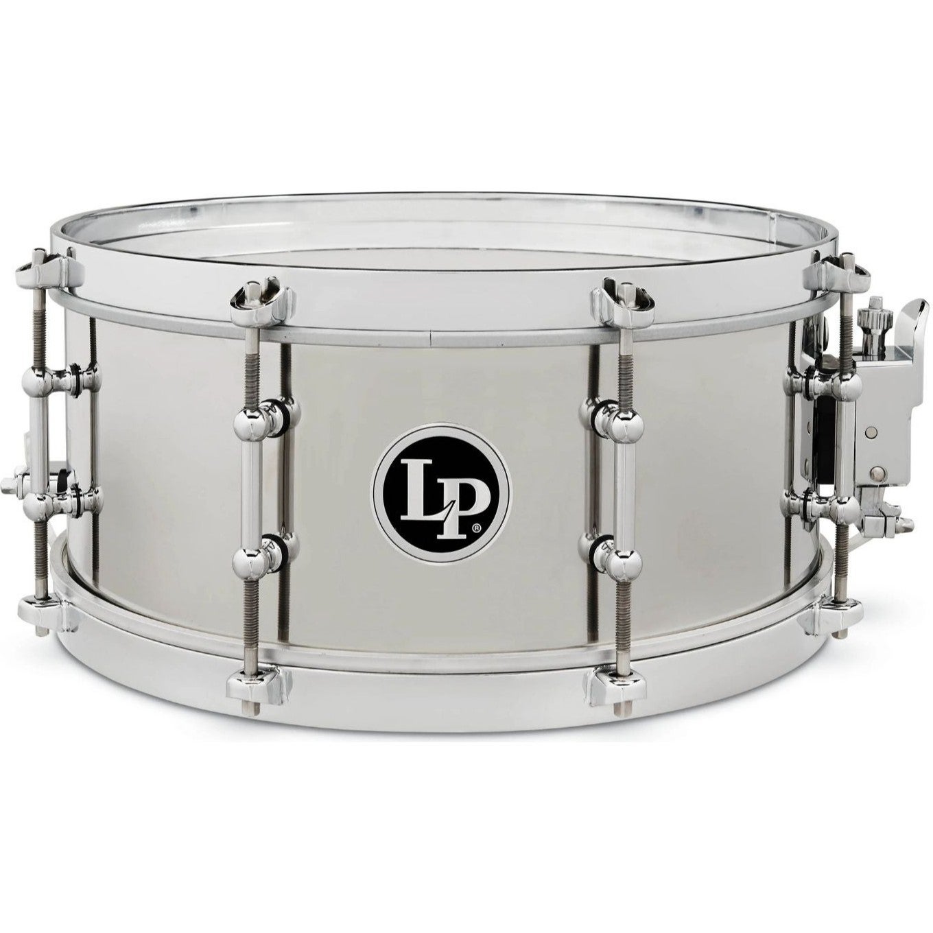 Latin Percussion LP5513-S Steel Salsa Snare, 5-1/2″ x 13″