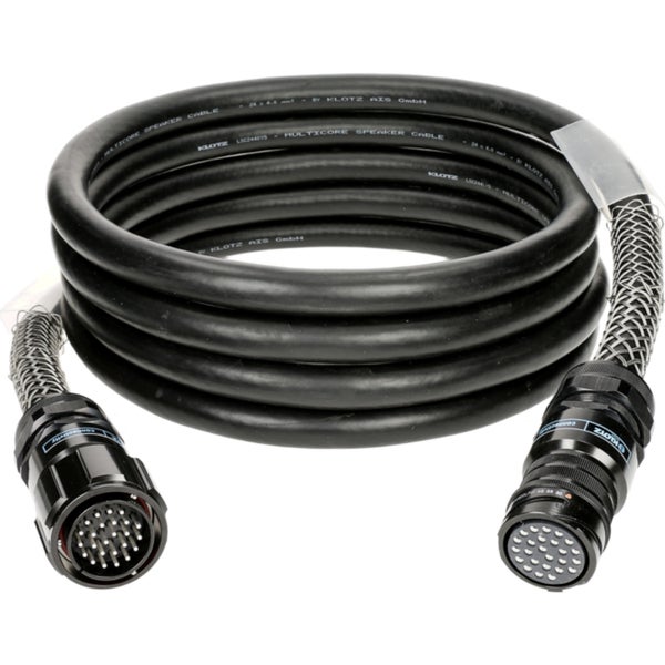 Klotz LP244XY3S2250 24x 4.0 mm² speaker cable eXtreme PVC PA-COM® 25p F/M with sliver-plated 22.5m