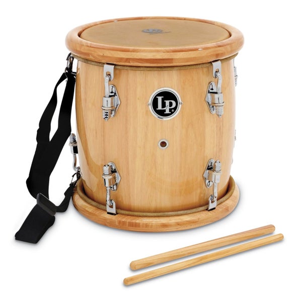 Latin Percussion LP271-WD Wood Rim Tambora with Beaters