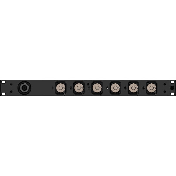 Klotz FDP-1S12OCLM 1x SmartBeam DODECA to 6x opticalCON DUO 19'' fiber distribution panel - multimode