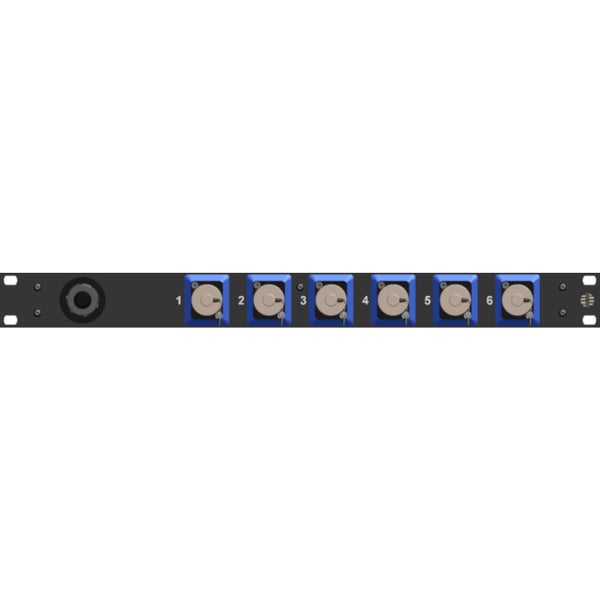 Klotz FDP-1S12OCLS 1x SmartBeam DODECA to 6x opticalCON DUO 19'' fiber distribution panel - single-mode