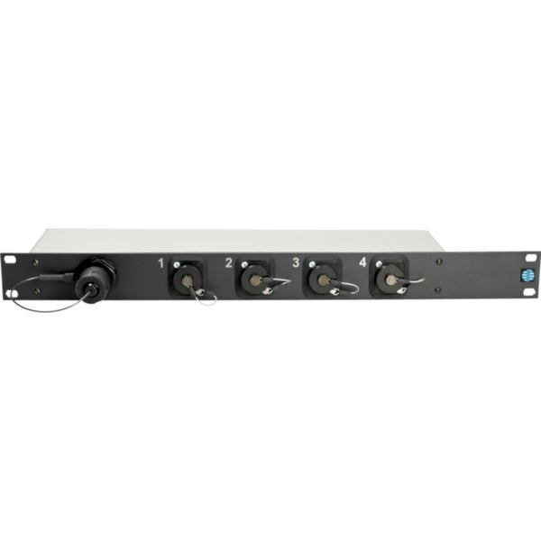 Klotz FDP-1S8OCLM 1x SmartBeam OCTO to 4x opticalCON DUO 19'' fiber distribution panel - multimode