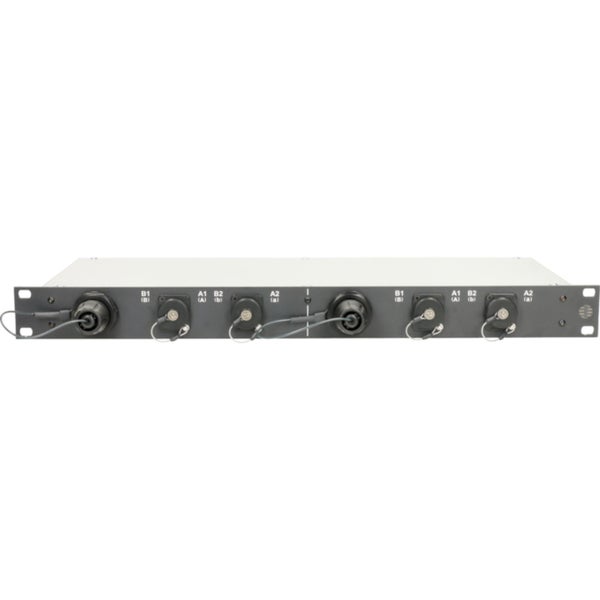 Klotz FDP-2S4OCLM 2x SmartBeam QUAD to 2x 2 opticalCON DUO 19'' fiber distribution panel - multimode
