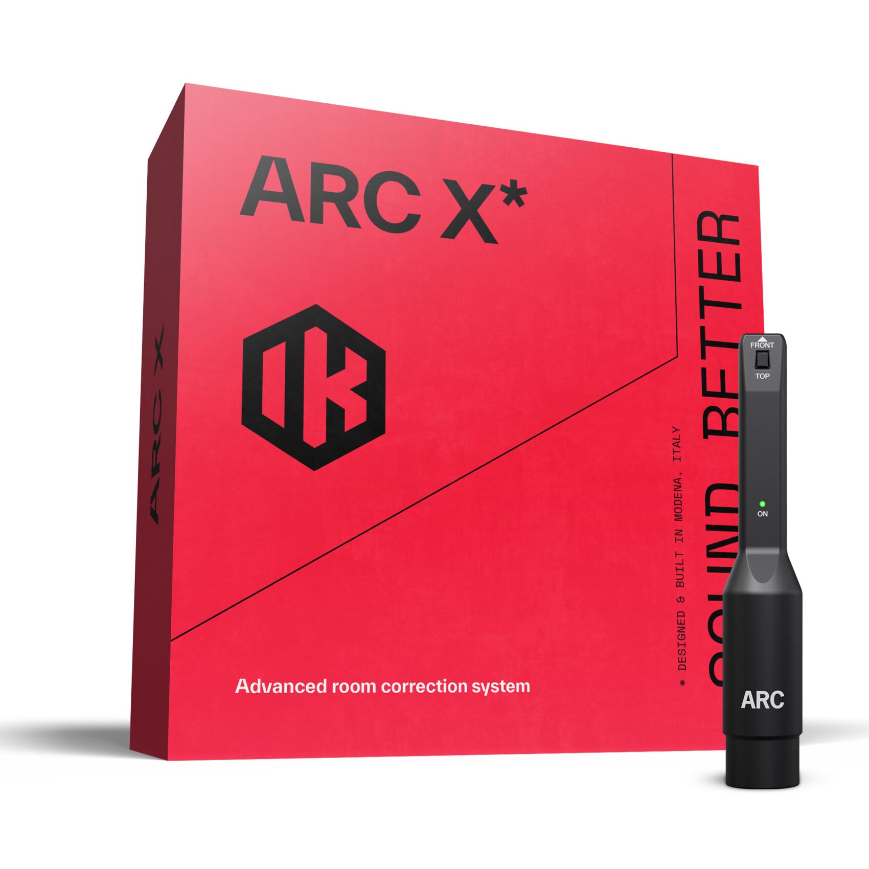 IK Multimedia ARC X software + MEMS mic studiomonitor kalibratie