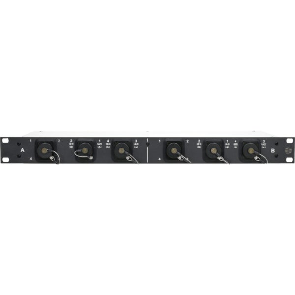 Klotz FDP-2O4OCLM 2x opticalCON QUAD to 2x 2 opticalCON DUO 19'' fiber distribution panel - multimode