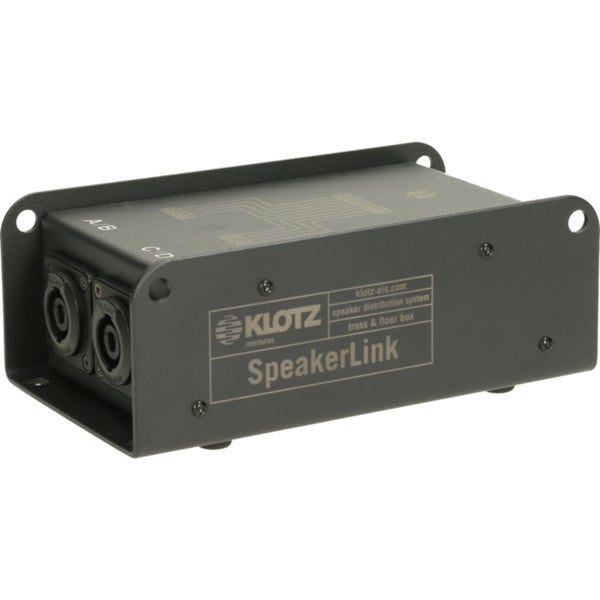 Klotz LSV1824FM SpeakerLink speaker distribution system speakON 8p F - 2x speakON 4p M
