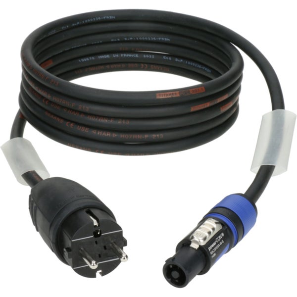 Klotz PT1-GA-0010 TITANEX H07RN-F power cable 3G 1.5 mm² Schuko - powerCON A 1 meter