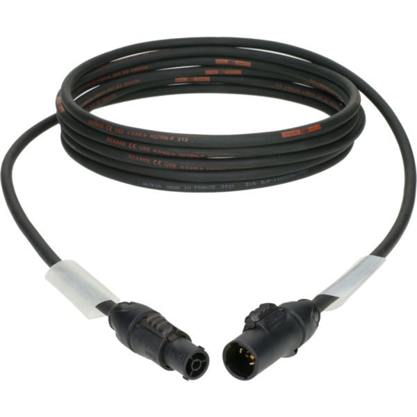 Klotz PT1-NFM0050 TITANEX H07RN-F power cable 3G 1.5 mm² powerCON TRUE1 M/F 5 meter