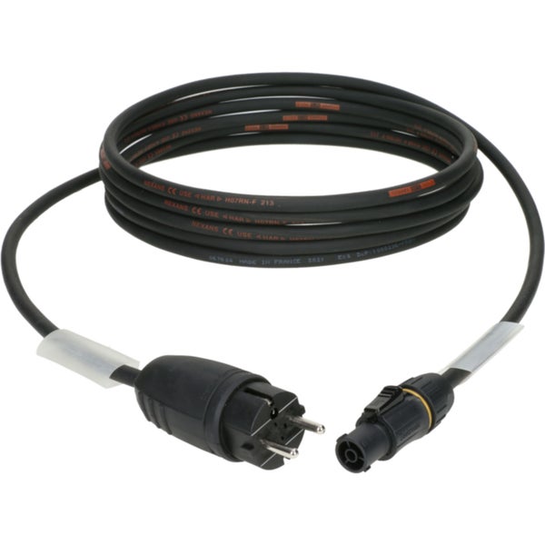 Klotz PT1-SFG0100 TITANEX H07RN-F power cable 3G 1.5 mm² Schuko - PowerTwist TR1 10 meter